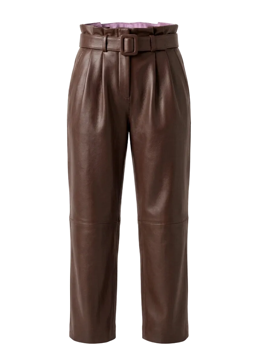 MRK-0381-BRO ANKLE — BROWN