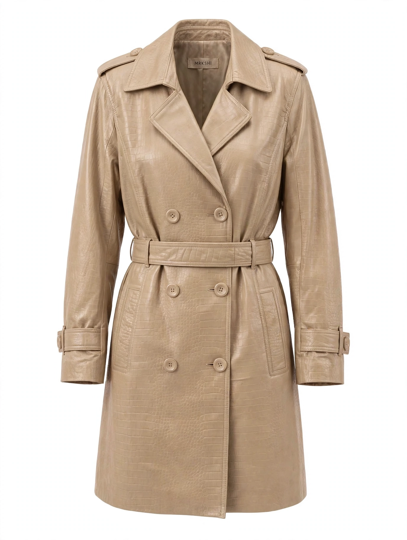 MRK-W-COA-000015-BEI CROSSA — BEIGE